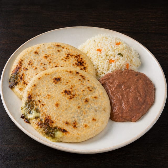 Pupusa Combination Plate.