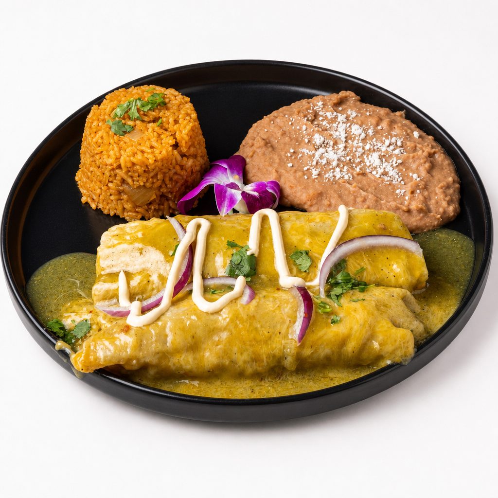 Enchiladas Verdes (Chicken).