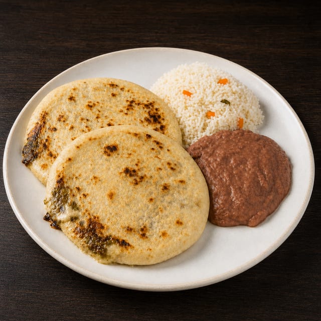 Pupusa Combination Plate.