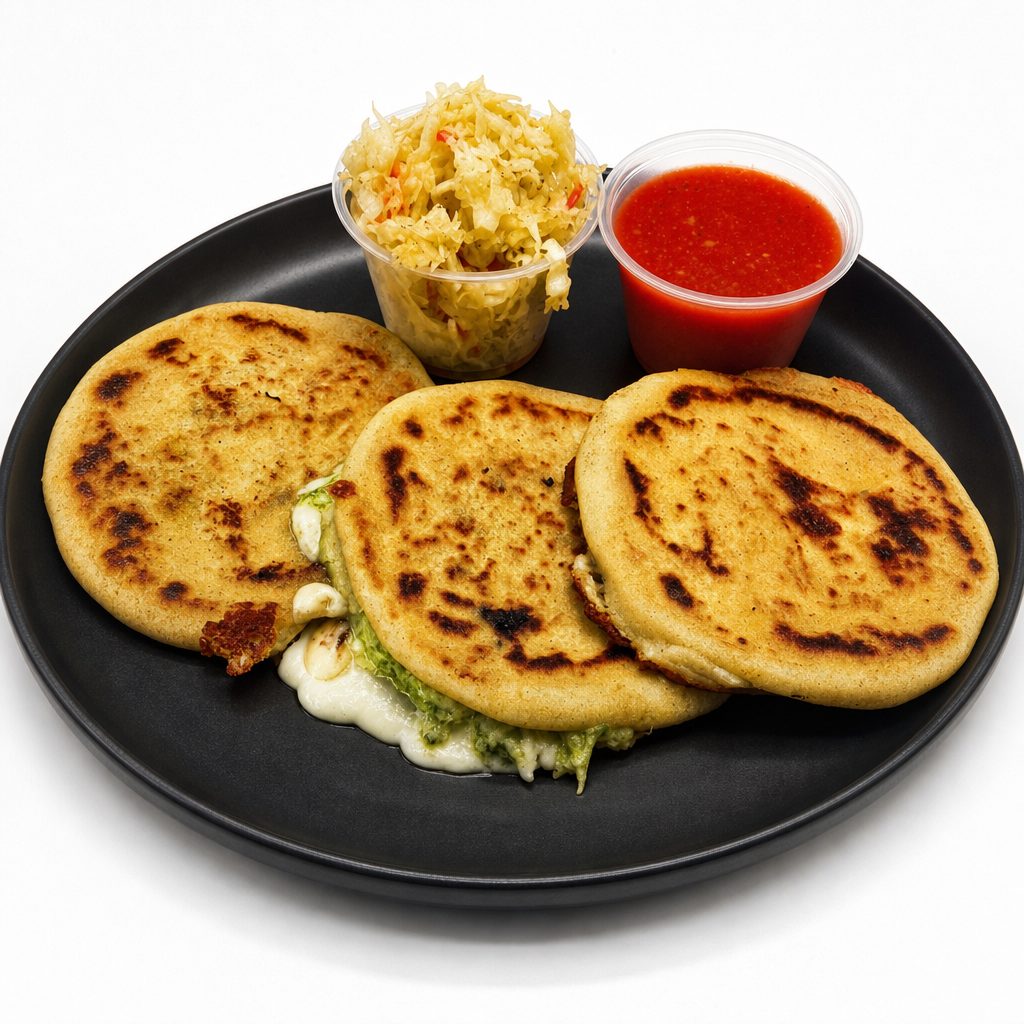 Pupusa - Spinach and cheese (1).