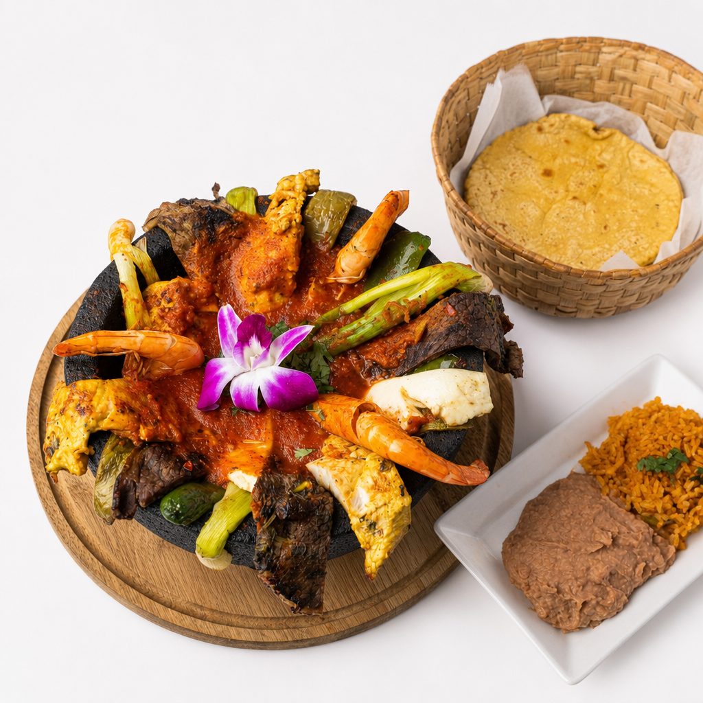 Molcajete Surf N Turf.