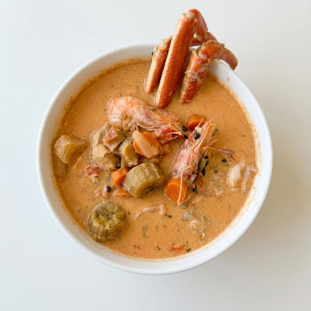 Coconut Seafood Soup.